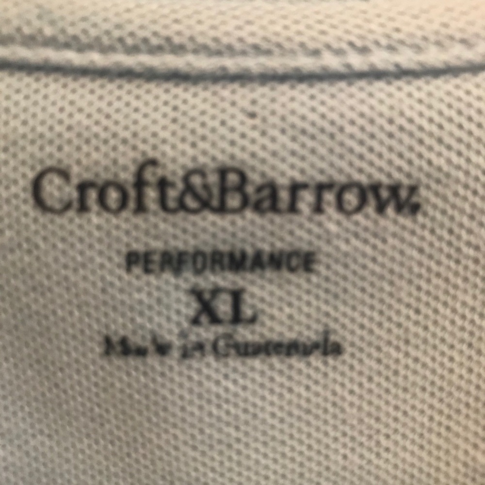 Croft & Barrow men’s shirt XL light blue EUC - Picture 3 of 7